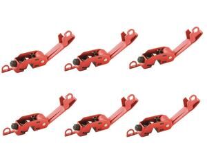 Master Lock 493B Grip Tight Circuit Breaker Lockout Standard Toggle, 6 pieces